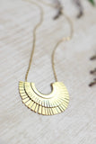 Sun ray necklace (Gold)