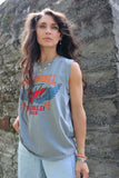 Rock n roll sleeveless tee (khaki)