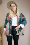 Quilted patchwork jacket