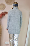 Polo neck jumper (Grey)