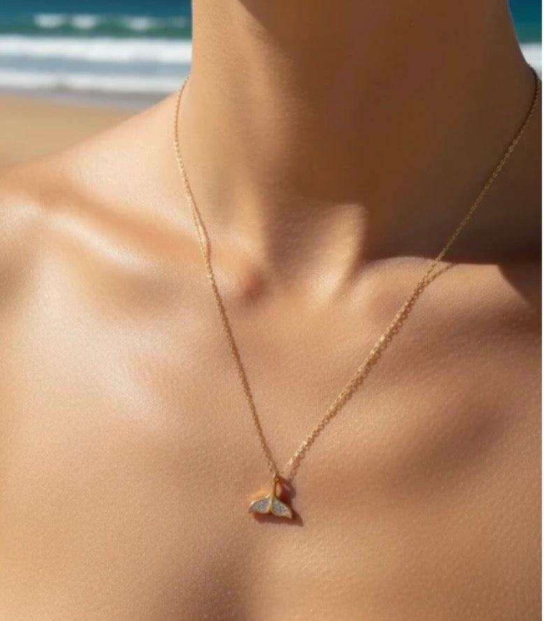 Mermaid tail necklace