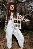 Crochet grannysquare cardigan